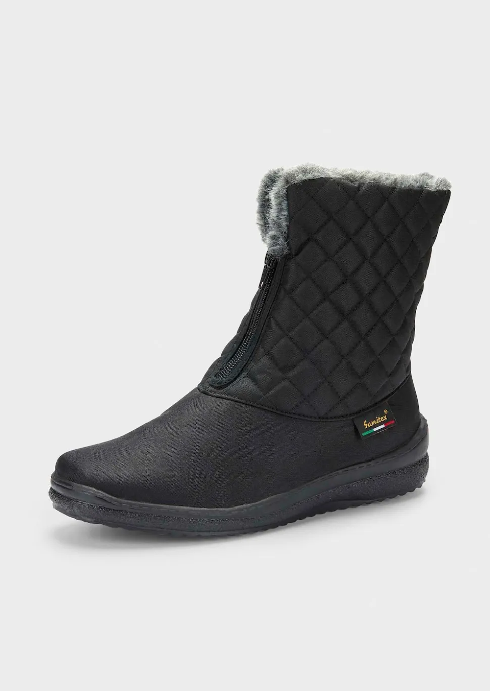 Winterstiefel mit Rautenstepp