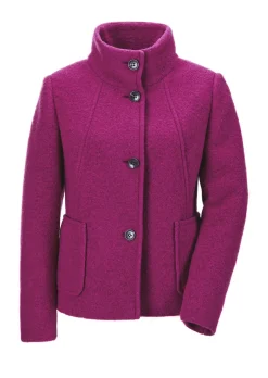 Wollmix Jacke mit Stehkragen