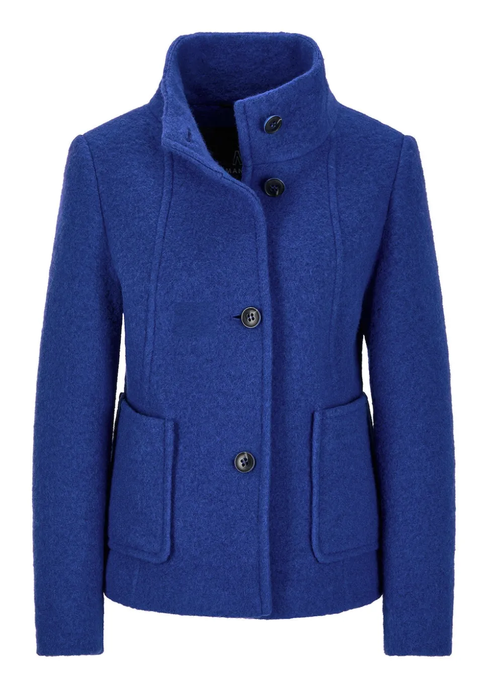 Wollmix Jacke mit Stehkragen