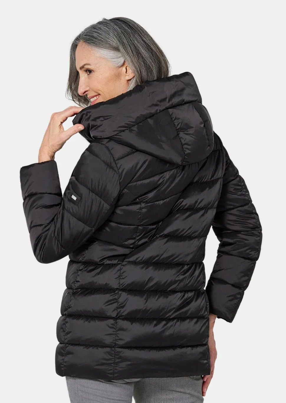Wärmende Steppjacke mit dezentem Schimmer