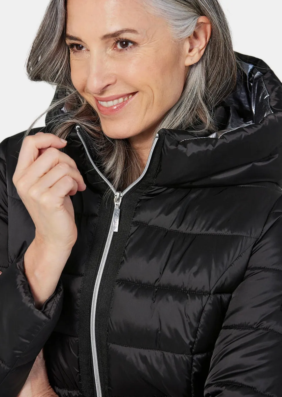 Wärmende Steppjacke mit dezentem Schimmer