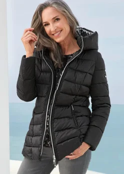 Wärmende Steppjacke mit dezentem Schimmer