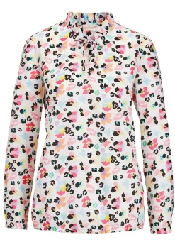 Zeitlose Bluse mit einzigartigem Druck