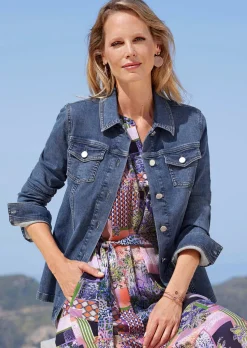 Zeitlose Jeansjacke mit tollen Details