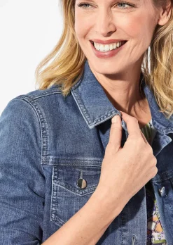 Zeitlose Jeansjacke mit tollen Details