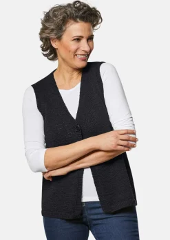 Zeitlose Strickweste mit V-Ausschnitt